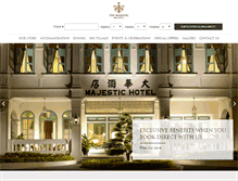 Tablet Screenshot of majesticmalacca.com